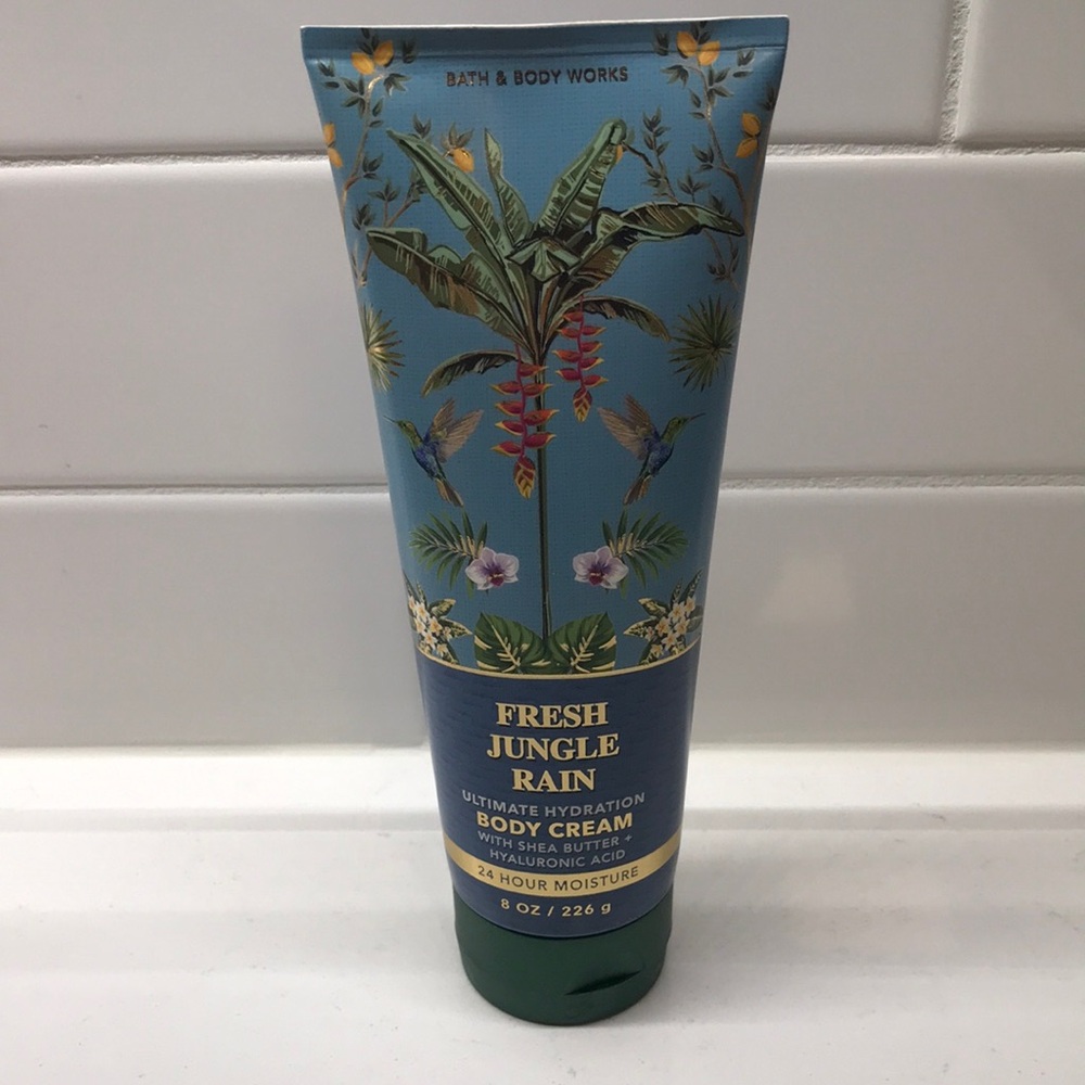 NWT!BBW Fresh Jungle Rain Body Cream